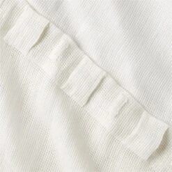 White Linen Openweave Window Curtain Panel 48''x84'' -Home Furnishings Store OpnwvWhtLn96CurtainPnlAV3SHS23