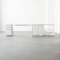 Oracle Modular White Wood Bookcase -Home Furnishings Store OracleBleachedAshModGroup1FHF21