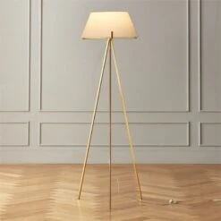 Ornado Polished Brass Floor Lamp -Home Furnishings Store OrnadoPlshdBrsFloorLampROF21