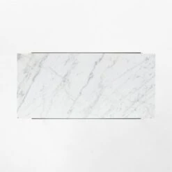 Pavilion Black Metal Outdoor Dining Table With Marble Top Model 6141 -Home Furnishings Store Pavilion6141BkDnTbWMbTpTOPSSS23