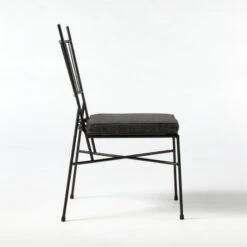 Pavilion Dining Chair With Grey Sunbrella ® Cushion Model 6350 Set Of 4 -Home Furnishings Store Pavilion6150GrArmlssDnChSDSSS21