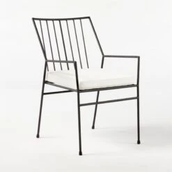 Pavilion Dining Armchair With Ivory Sunbrella ® Cushion Model 6470 Set Of 2 -Home Furnishings Store Pavilion6470IvyDiningChr3QSSS21 1