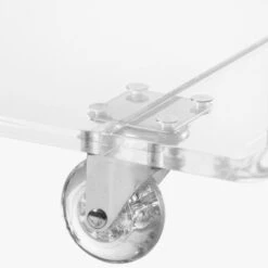 Peekaboo Acrylic Rolling Two Shelf 13 Peekaboo Acrylic Rolling Two Shelf -Home Furnishings Store PeekabooDetailAV2F12