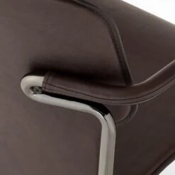 Pesaro Black Leather Dining Armchair -Home Furnishings Store PesaroBlkLthrDiningChairAVSSF22