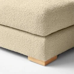 Piazza 4-Piece Modular Camel Brown Boucle Sectional Sofa With White Oak Legs -Home Furnishings Store Piazza4PcCmBcMdSectWOkLgAVSSF23