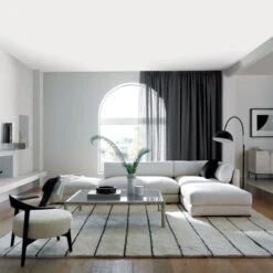 Caia Black Mantel Shelf 60" -Home Furnishings Store Piazza4PieceModularFB21 1x1 1