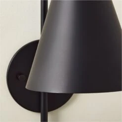 Piffle Black Wall Sconce 9 Piffle Black Wall Sconce -Home Furnishings Store PiffleSconceMttBlkAVSHS22