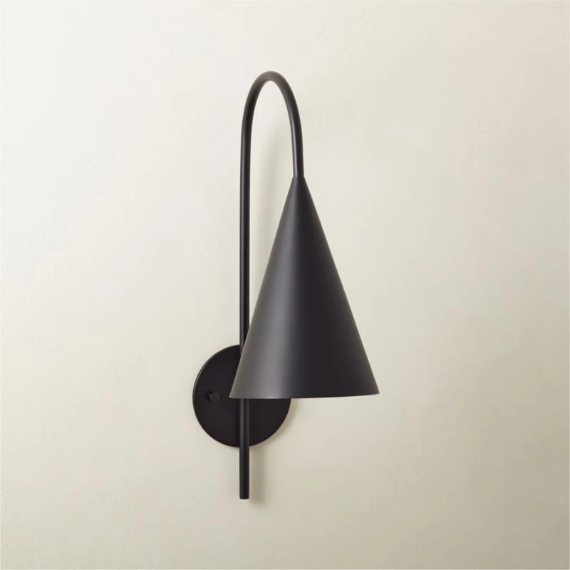 Piffle Black Wall Sconce 3 Piffle Black Wall Sconce