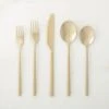 20-Piece Pin Shiny Gold Flatware Set -Home Furnishings Store PinShinyGoldFltwr20PcSSHS22