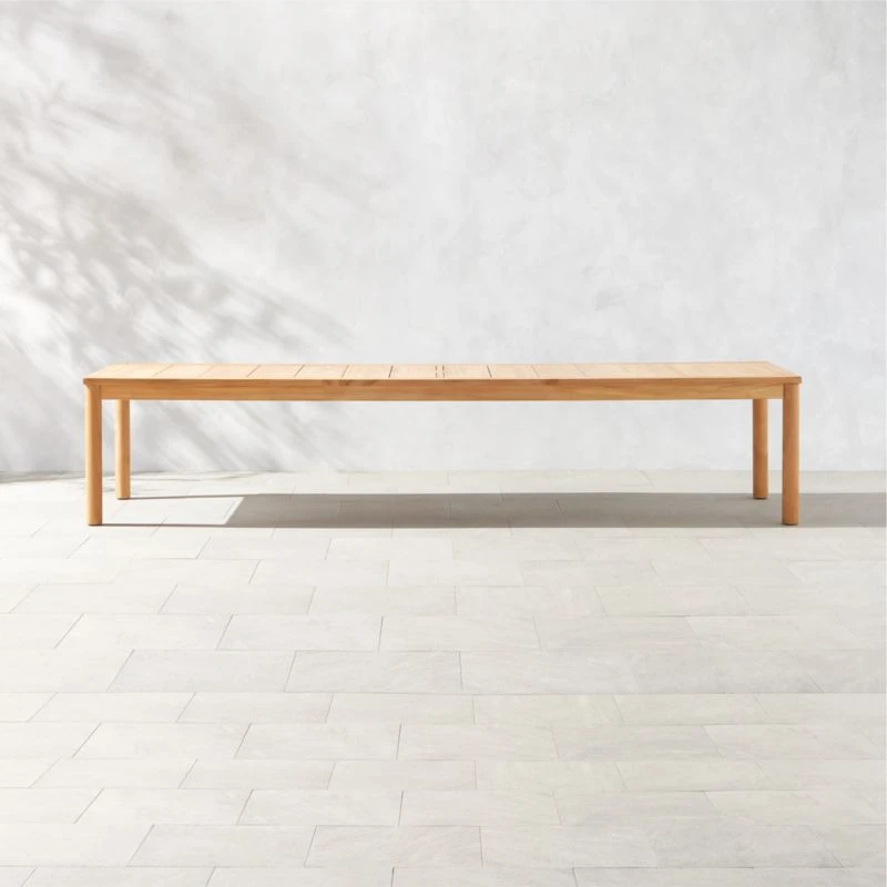 Pinet Teak Outdoor Dining Table 12' 3 Pinet Teak Outdoor Dining Table 12'