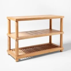 Pinet Teak Outdoor Console Table -Home Furnishings Store PinetTeakConsoleTbl3QSSS23
