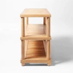 Pinet Teak Outdoor Console Table -Home Furnishings Store PinetTeakConsoleTblSDSSS23