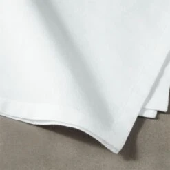 Poplin White Cloth Napkins Set Of 8 -Home Furnishings Store PoplinWhiteNapkinRO2F18