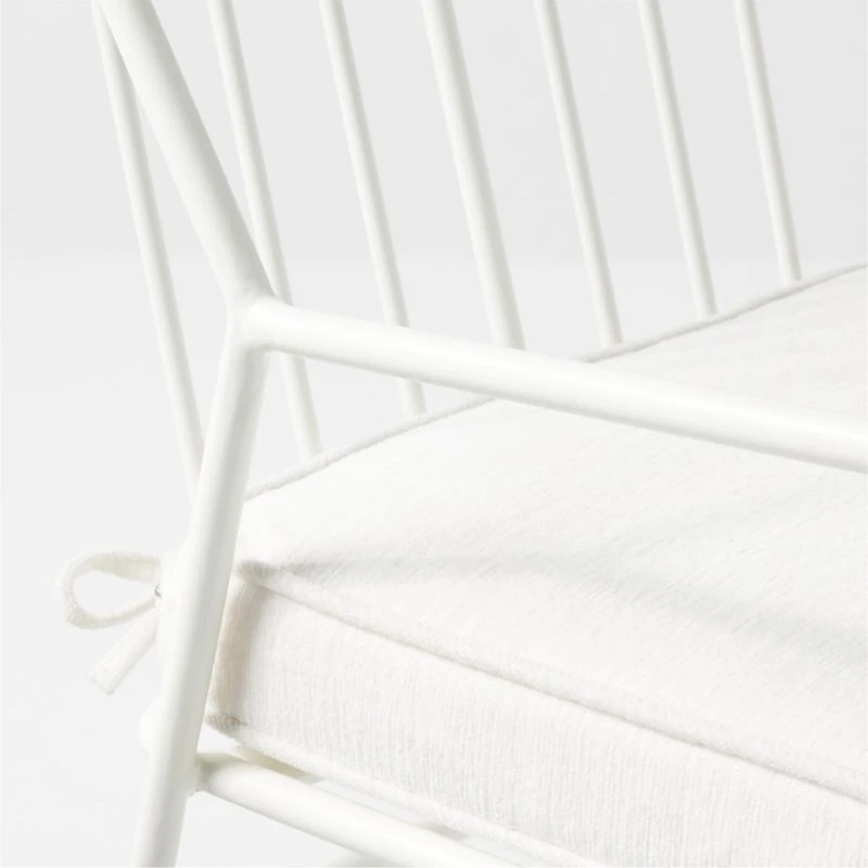 Pavilion Ivory Outdoor Dining Armchair With Ivory Sunbrella ® Cushion Model 6470 Set Of 4 8 Pavilion Ivory Outdoor Dining Armchair With Ivory Sunbrella ® Cushion Model 6470 Set Of 4 - Image 6