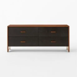 Ralston Low 4-Drawer Wood Dresser -Home Furnishings Store RalstonWltNLthLowDrssrSOSSS23