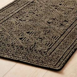 Raumont Handknotted Brown Detailed Runner Rug 2.5'x8' -Home Furnishings Store RaumontHndknttdBrnRn2p5X8AVSHS21