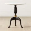Reign Small Round Marble Dining Table -Home Furnishings Store ReignMrblNMtlSmDngTableSHF21