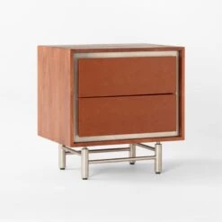 Renwick 2-Drawer Mango Wood Nightstand -Home Furnishings Store RenwickNightstand3QSSF22