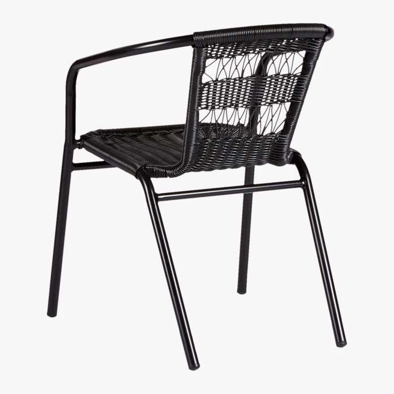Rex Black Open Weave Outdoor Armchair 10 Rex Black Open Weave Outdoor Armchair - Image 8