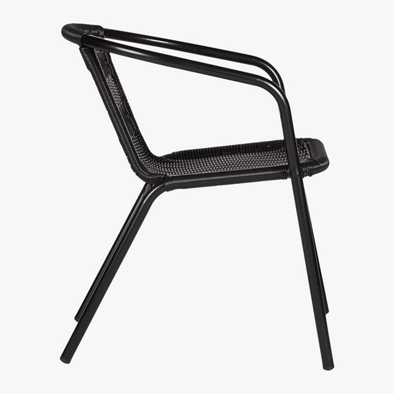 Rex Black Open Weave Outdoor Armchair 9 Rex Black Open Weave Outdoor Armchair - Image 7