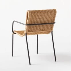 Rizo Faux Rattan Dining Armchair Chair Set Of 4 -Home Furnishings Store RizoDiningChair3QBSSS21