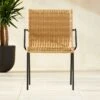 Rizo Faux Rattan Dining Armchair Chair Set Of 4 -Home Furnishings Store RizoDiningChairSHS21 1x1