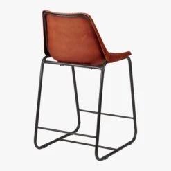 Roadhouse Saddle Leather Counter Stool -Home Furnishings Store RoadhsLthr24inCntrStlAVF14