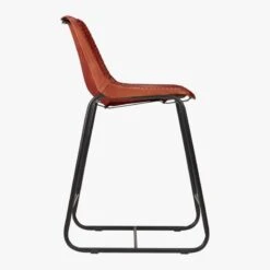 Roadhouse Saddle Leather Counter Stool -Home Furnishings Store RoadhsLthr24inCntrStlSdF14