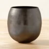 Rough Cast Black Metal Indoor Planter Small -Home Furnishings Store RoughCstBkNcklSmPlntrSHF23