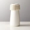 Ruff White Porcelain Vase -Home Furnishings Store RuffWhiteVaseSHF20