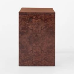 Runway 2-Drawer Burl Wood Desk -Home Furnishings Store RunwayBurlwoodDeskSDSSF21