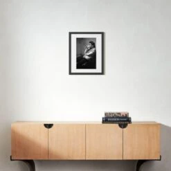 'Elvis Presley In Dayton' Photographic Print In Black Frame 17.5"x21.5" 8 'Elvis Presley In Dayton' Photographic Print In Black Frame 17.5"x21.5" -Home Furnishings Store SEElvisPresleyBk17p5x21p5S22 3D