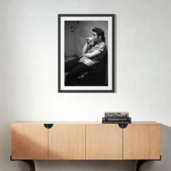 'Elvis Presley In Dayton' Photographic Print In Black Frame 17.5"x21.5" 9 'Elvis Presley In Dayton' Photographic Print In Black Frame 17.5"x21.5" -Home Furnishings Store SEElvisPresleyBk39p5x28p5S22 3D