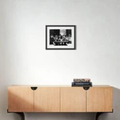 Guns N' Roses At Canters Deli With Black Frame 19.5"x15.5" -Home Furnishings Store SEGunsNRosesBlk19p5x15p5S22 3D