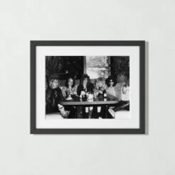 Guns N' Roses At Canters Deli With Black Frame 19.5"x15.5"