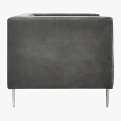 Savile Tufted Chair Luca Storm -Home Furnishings Store SavileStormVelvetChairSDF19