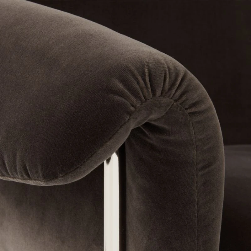 Saviti Black Velvet Office Chair 8 Saviti Black Velvet Office Chair - Image 6