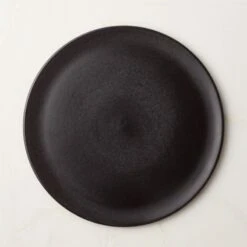 Sculpt Black Dinner Plate