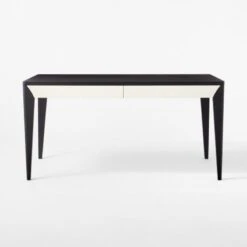 Scuro 2-Drawer Black Oak Wood Desk -Home Furnishings Store ScuroDeskSOSSS22