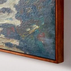 'Seascape In Green' Framed Oil Painting Reproduction 37''x25'' -Home Furnishings Store SeascapeInGreen37x25inAV2SHF22