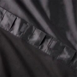 Seda Black Dupioni Silk Window Curtain Panel 48''x84'' -Home Furnishings Store SedaBlackSilkDp96PnlAV3SHS23