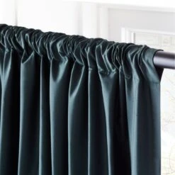 Seda Green Dupioni Silk Window Curtain Panel 48"x84" 11 Seda Green Dupioni Silk Window Curtain Panel 48"x84" -Home Furnishings Store SedaSilkDpnGreenPnl96inAV2SHF21