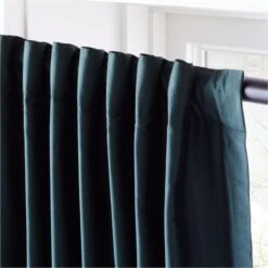 Seda Green Dupioni Silk Window Curtain Panel 48"x84" 12 Seda Green Dupioni Silk Window Curtain Panel 48"x84" -Home Furnishings Store SedaSilkDpnGreenPnl96inAV3SHF21