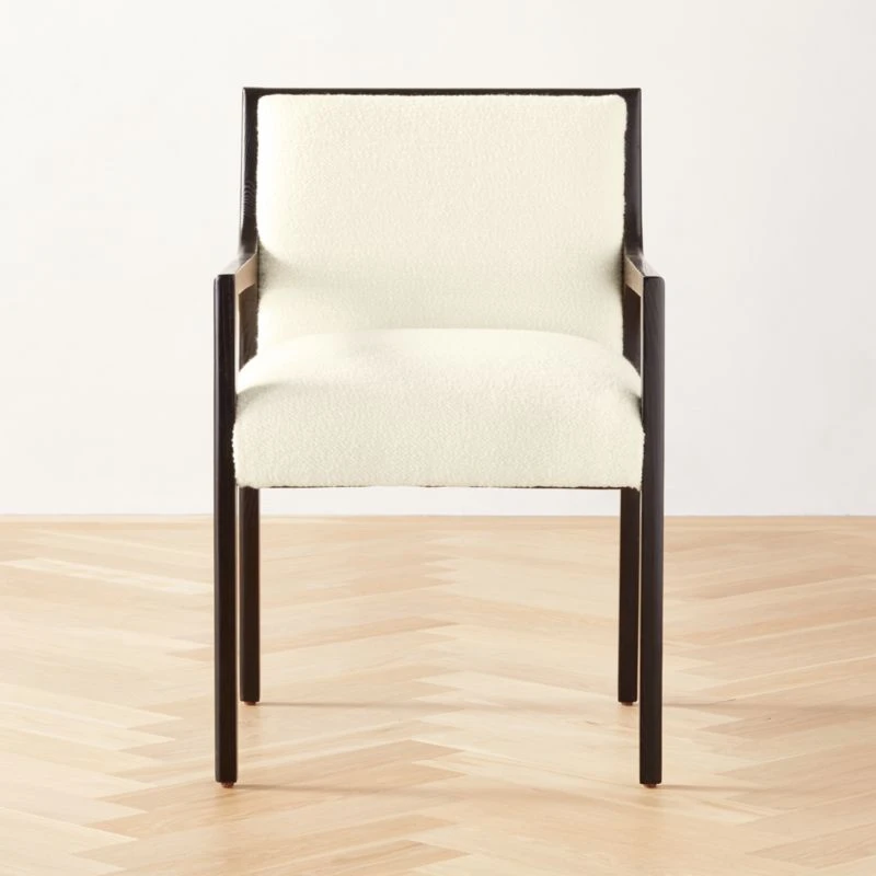 Segur Ivory Boucle Armchair 3 Segur Ivory Boucle Armchair
