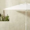 Shadow Rectangular White Outdoor Patio Umbrella Shade With Pole 2 Shadow Rectangular White Outdoor Patio Umbrella Shade With Pole -Home Furnishings Store ShadowRctUmbWhtShadePoleSHS19 1x1