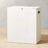 Ivory Shagreen Hamper -Home Furnishings Store ShagreenHamperSHF17