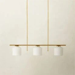 Silo 3-Bulb Polished Brass Pendant Light