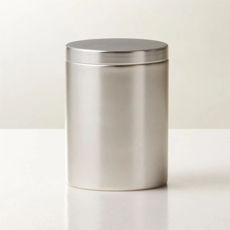 Silver Plated Kitchen Canister Small 3 Silver Plated Kitchen Canister Small