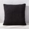 Silves Black Boucle Outdoor Throw Pillow 20'' -Home Furnishings Store SilvesBclBlkODPillow20x20SHS23