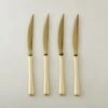 Sizzle Gold Steak Knives Set Of 4
